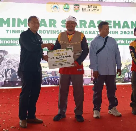 Inovasi Bagan Warna Daun Digital di Ajang Lomba Temu Karya Mimbar Sarasehan Provinsi Jawa Barat 2025